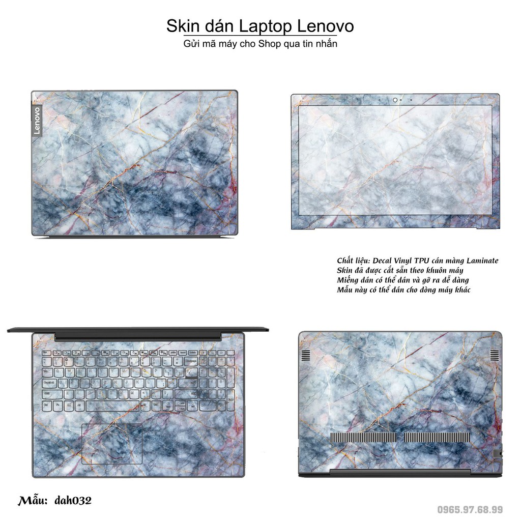 Skin dán Laptop Lenovo in hình vân đá _nhiều mẫu 2 (inbox mã máy cho Shop)