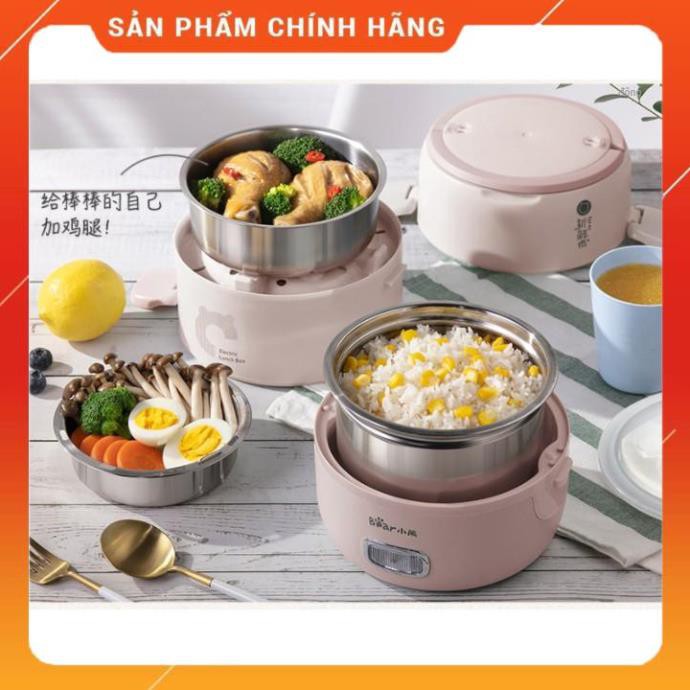 Hộp cơm cắm điện Bear DFH-B20S6, giữ nhiệt, nấu chín và hâm nóng thức ăn | BigBuy360 - bigbuy360.vn