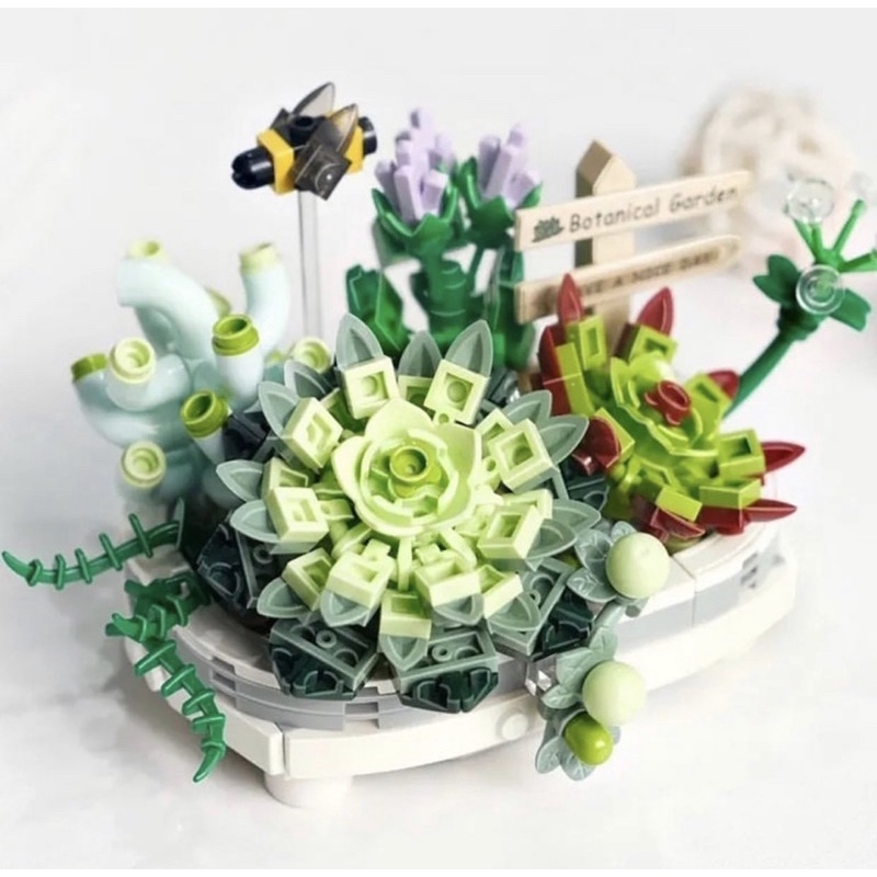 Đồ chơi mô hình xếp hình lắp ráp bó hoa Sakura Sen đá LOZ 1661 1662