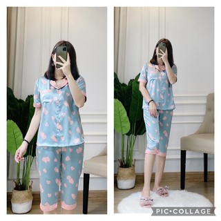 Bộ ngủ lụa ngố