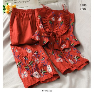 Set Thêu Hoa Nổi