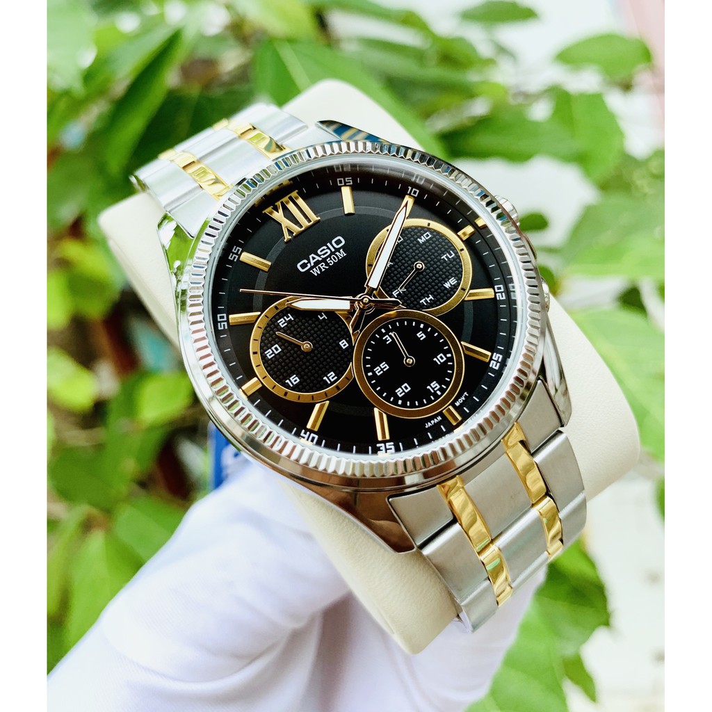 Đồng Hồ Nam Casio Dây Kim Loại 🍁FREESHIP🍁 Giảm 50k Khi Nhập Mã [CASIONAM] Đồng Hồ Casio Chính Hãng