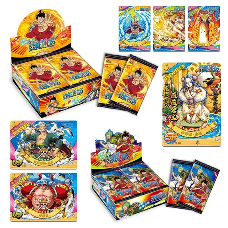 Thẻ Sưu Tầm Nhân Vật Hoạt Hình One Piece Chopper Frankie Luffy UR SSR