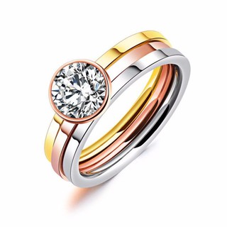 Bộ 3 nhẫn nữ titan ko đen tt 0837