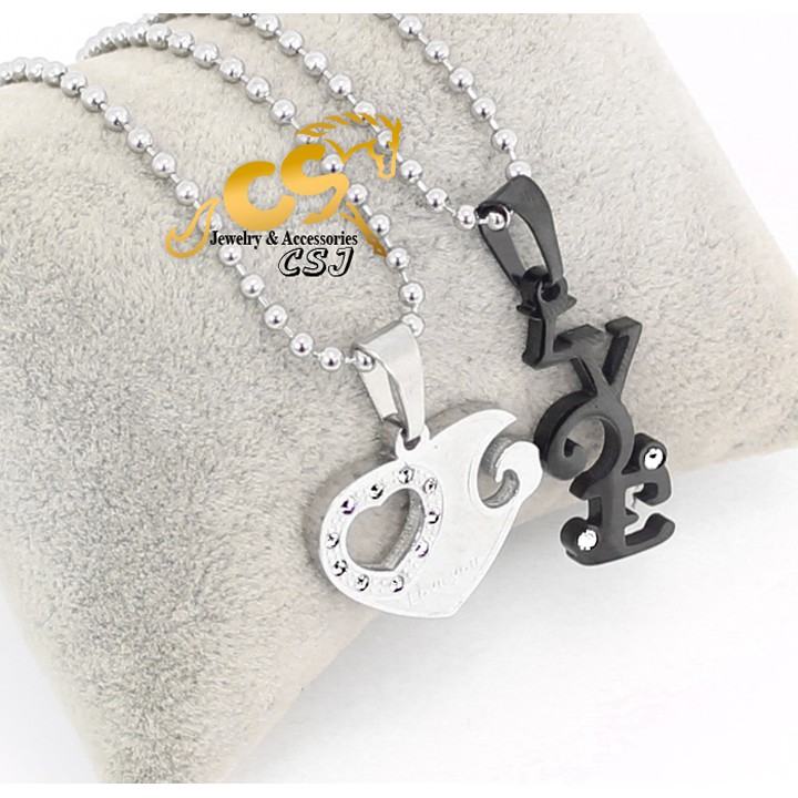 DÂY CHUYỀN CĂP INOX TRÁI TIM CHỮ LOVE MC111 - siêu đẹp chuẩn thời trang
