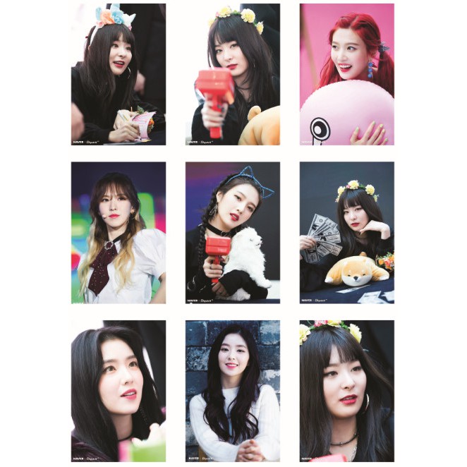 Lomo card ảnh nhóm RED VELVET NAVER X DISPATCH Full 107 ảnh