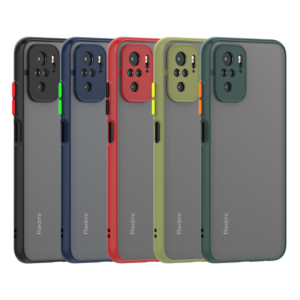 Ốp điện thoại nhám chống sốc cho Redmi Note 11 11s 10 10s K30 Pro Plus A1 Pro+ 5G 4G 2023