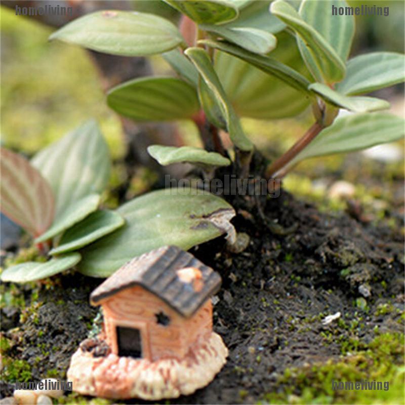 Set 3 Ngôi Nhà Nhỏ Trang Trí Sân Vườn