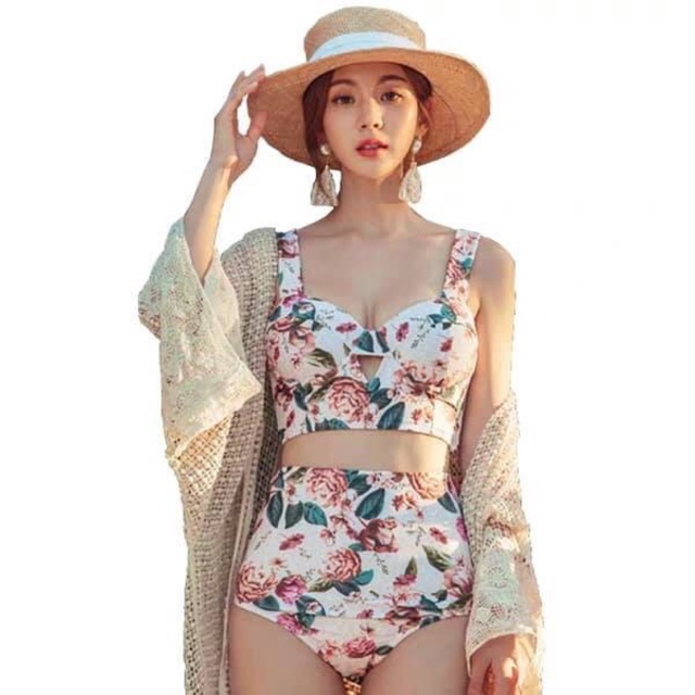 Bộ bơi hoạ tiết hoa