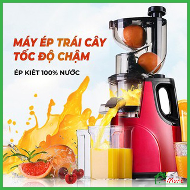 Máy ép chậm Hongxin RH312 - Máy ép trái cây, hoa quả, ép rau củ cực khô, làm kem, làm sữa hạt - Bảo hành 12 tháng