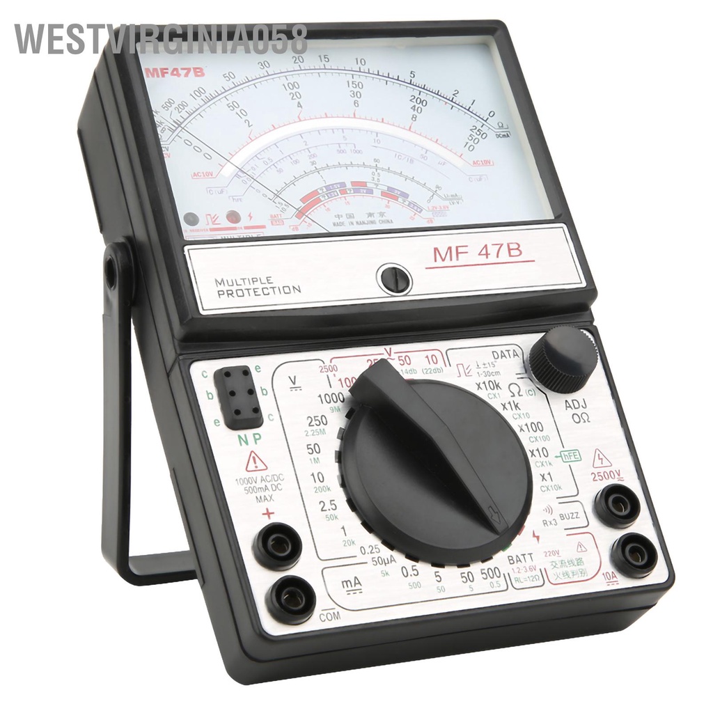 Có thể bán buôn Màn hình kỹ thuật số đa chức năng MF47B Máy dò dòng điện áp AC DC Westvirginia058 Hàng giao ngay
