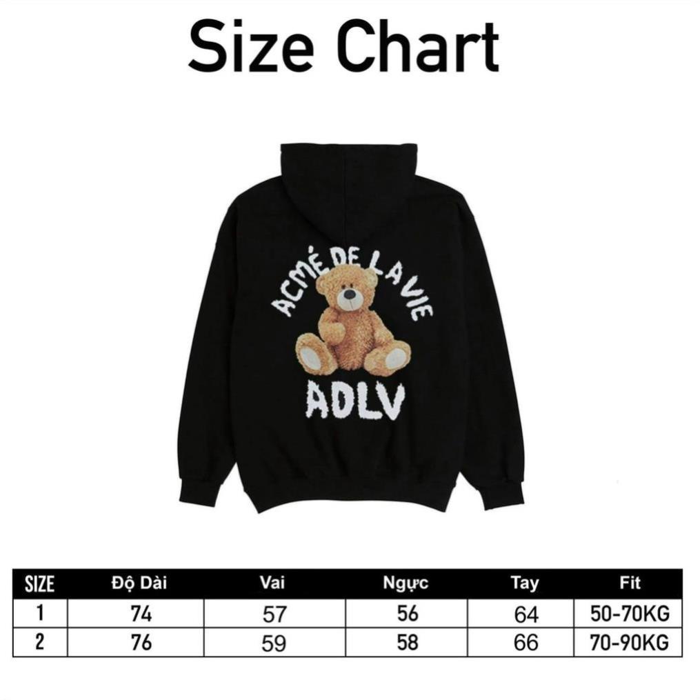 💥 Áo Hoodie ADLV - Acmé de la vie Phi Hành Gia Hàng Cao Cấp Vải Nỉ Bông Cotton 100%  💥
