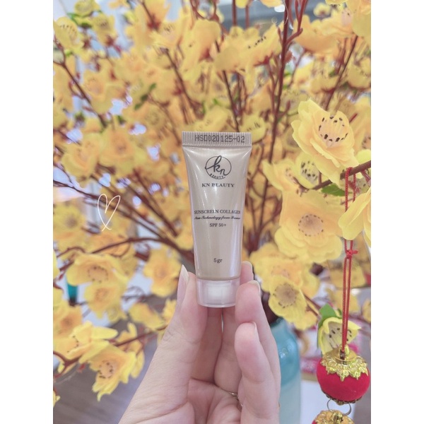 Kem chống nắng Sunscreen Collagen KN Beauty mini 5gr