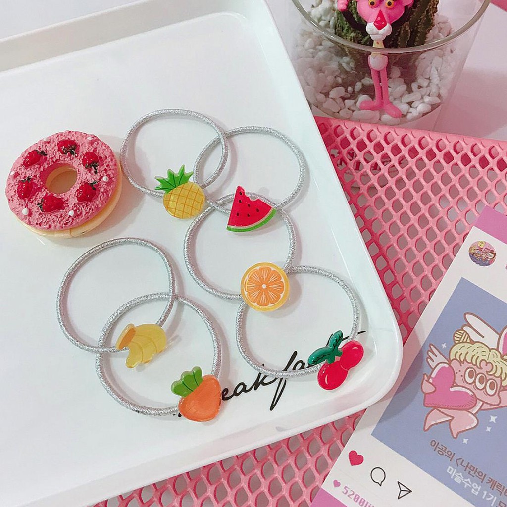 Kẹp tóc, cột tóc trái cây Mua Tất (muatatshop)