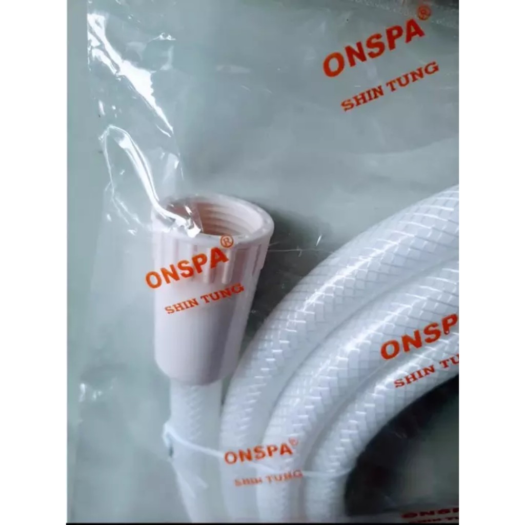 (Chính hãng) Dây vòi sen ONSPA nhựa cao cấp 1.2m 1.5m (120cm )