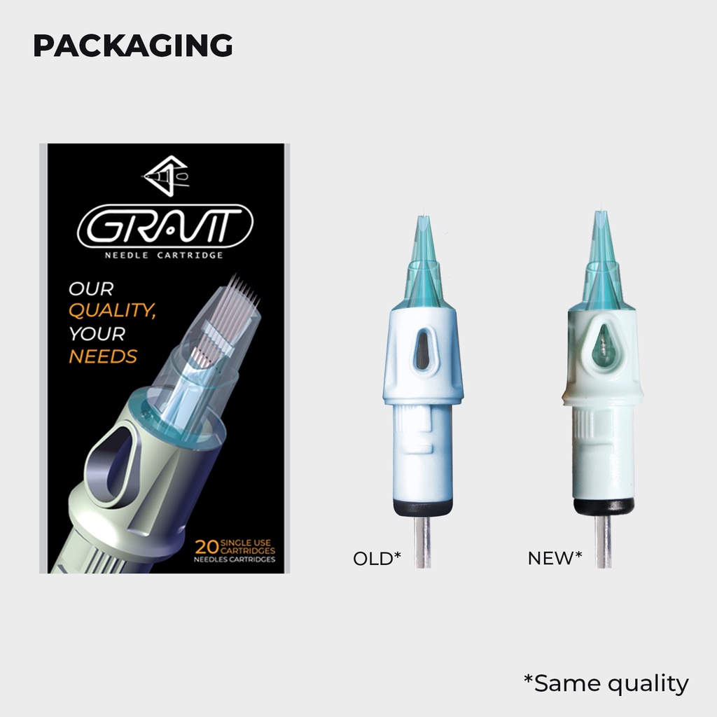 Kim xăm đầu đạn GRAVIT  , hộp 20 cây