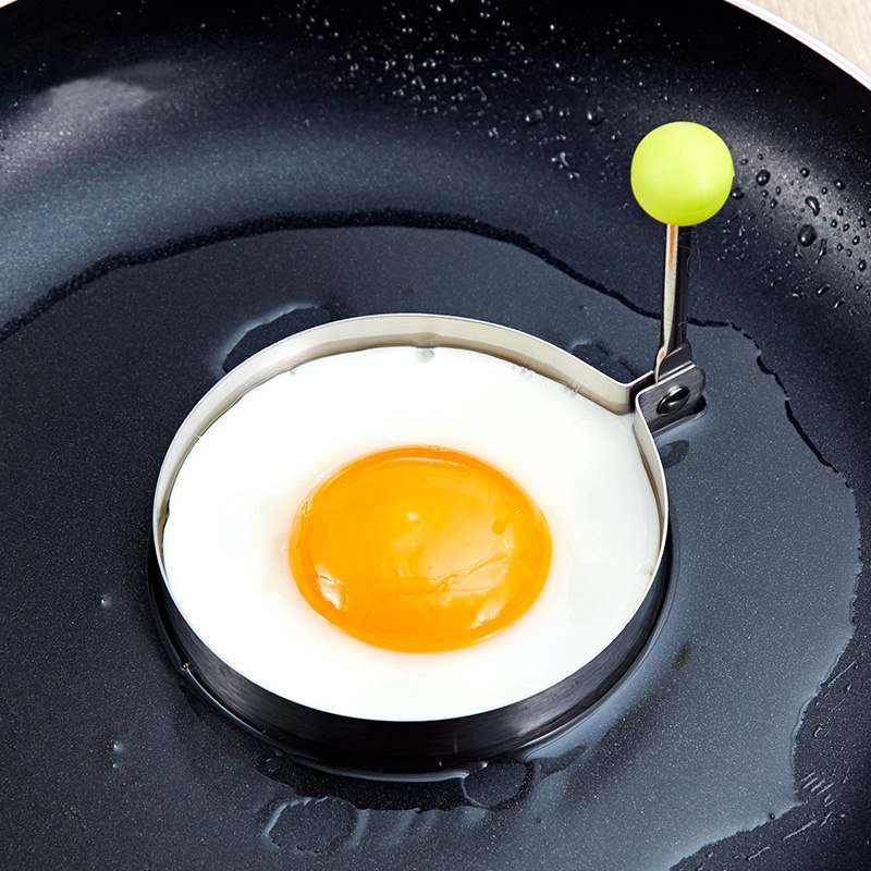 Khuôn Ossayi bằng thép không gỉ để chiên trứng ốp la tiện lợi dùng cho nhà bếp