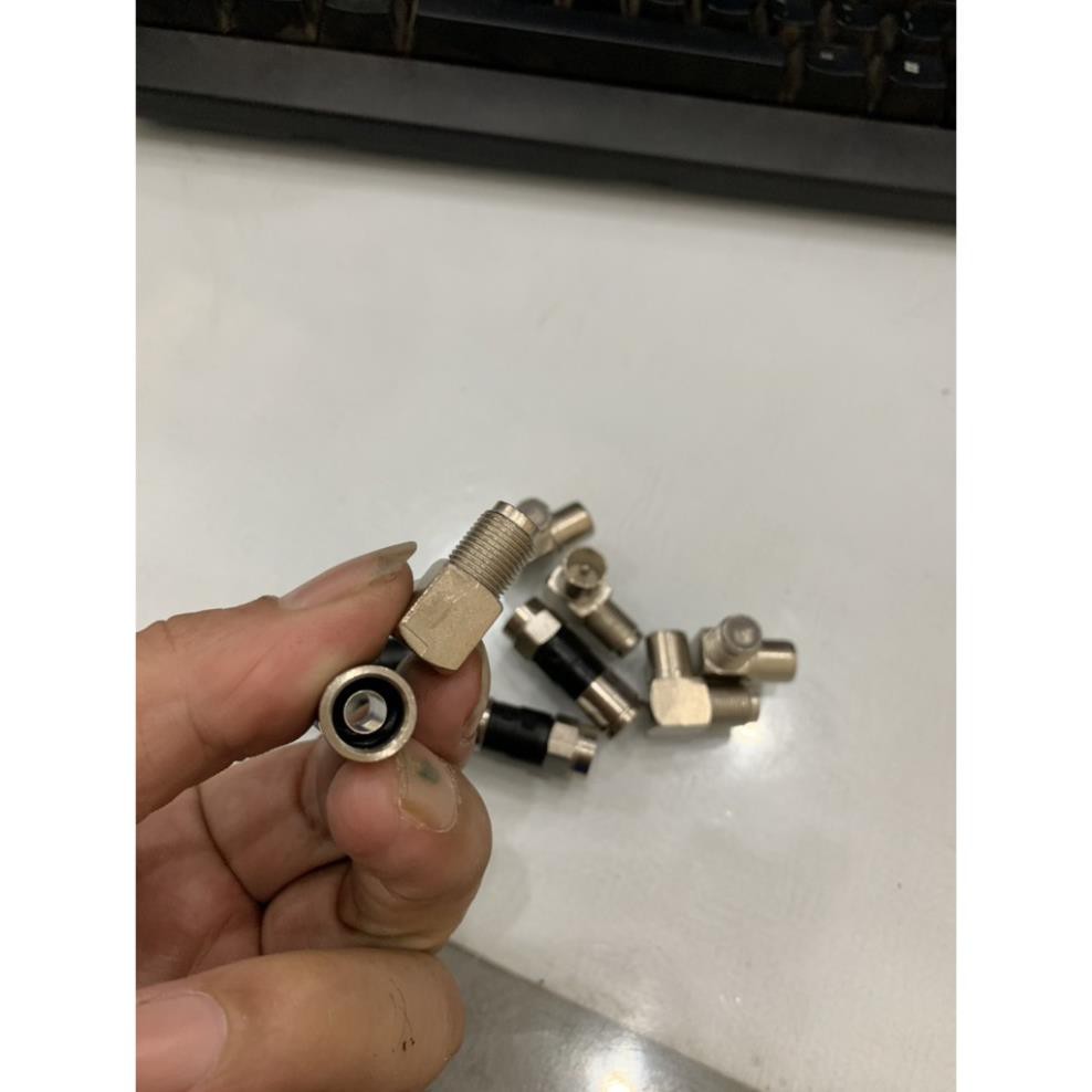 jack ,rắc tivi F5 nén,rắc F đực cong ,bóp dọc dùng cho dây ăng ten gắn vào tivi 5 cặp