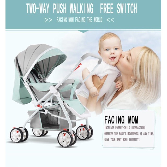 Xe Đẩy Cho Bé 2 Chiều 3 Tư Thế, Xe Đẩy Có Nhạc, Bàn ăn