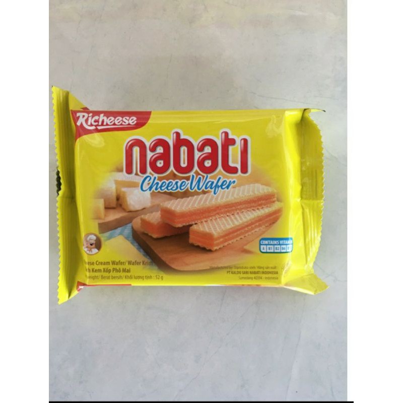 Thùng bánh xốp Nabati 60 gói bánh (52g×60 bánh),Thùng bánh Nabati,bánh Nabati