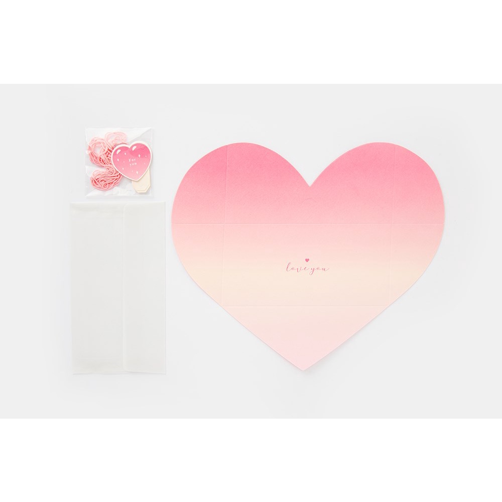 Set Thiệp ARTBOX Hàn Quốc Họa Tiết Trái Tim Và Chữ &quot;Love You&quot;