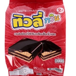 Bánh xốp tivoli nhân kem socola thái
