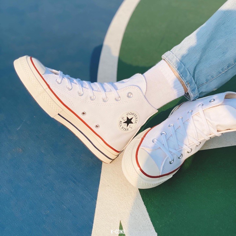 Chuck 70 Natural White | Giày Converse Trắng 1970s Cổ Cao/ Thấp