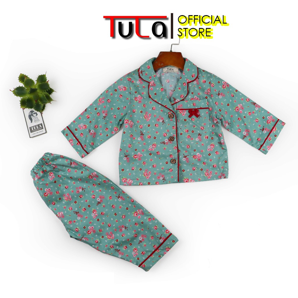 Bộ Quần Áo Pijama Bé Gái Thiết Kế Cực Đáng Yêu