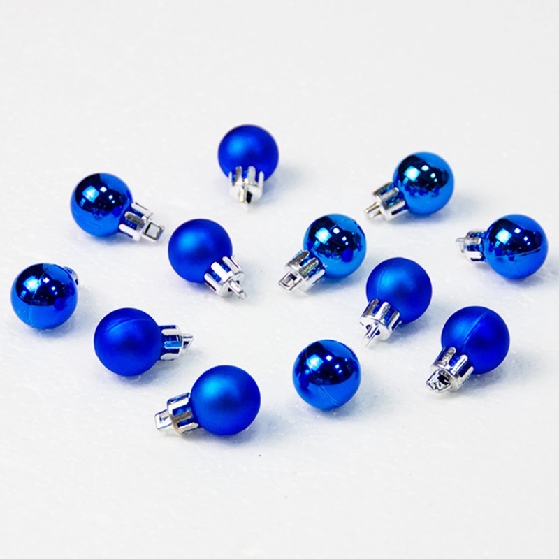 Set 12 Trái Châu Nhiều Màu Sắc Dùng Để Trang Trí Cây Thông Giáng Sinh