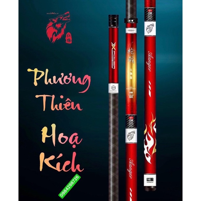 cần săn hàng RedWolf Phương Thiên Hoả Kích bảo hành không giới hạn 1 năm trừ gốc