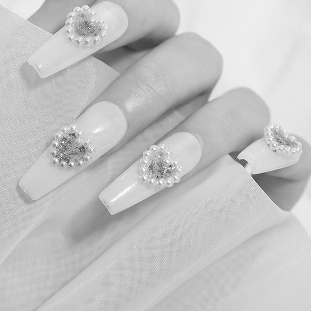 Đất Sét Mềm Trái Tim 3D Nhiều Phong Cách Trang Trí Móng Tay Nghệ Thuật