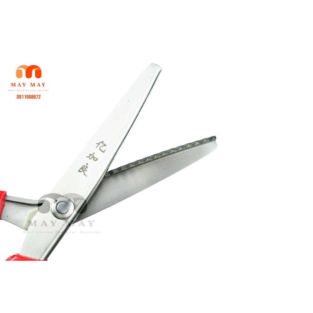 Kéo cắt răng cưa loại tốt hộp đỏ hàng chất lượng