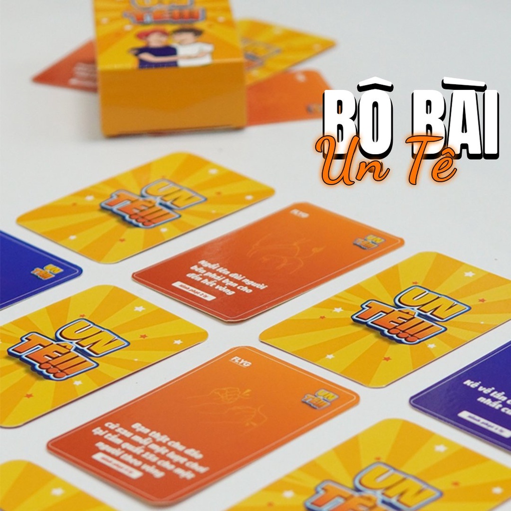 Bộ bài drinking game UNTE cho các cặp đôi hội nhóm đi chơi  gồm 60 lá
