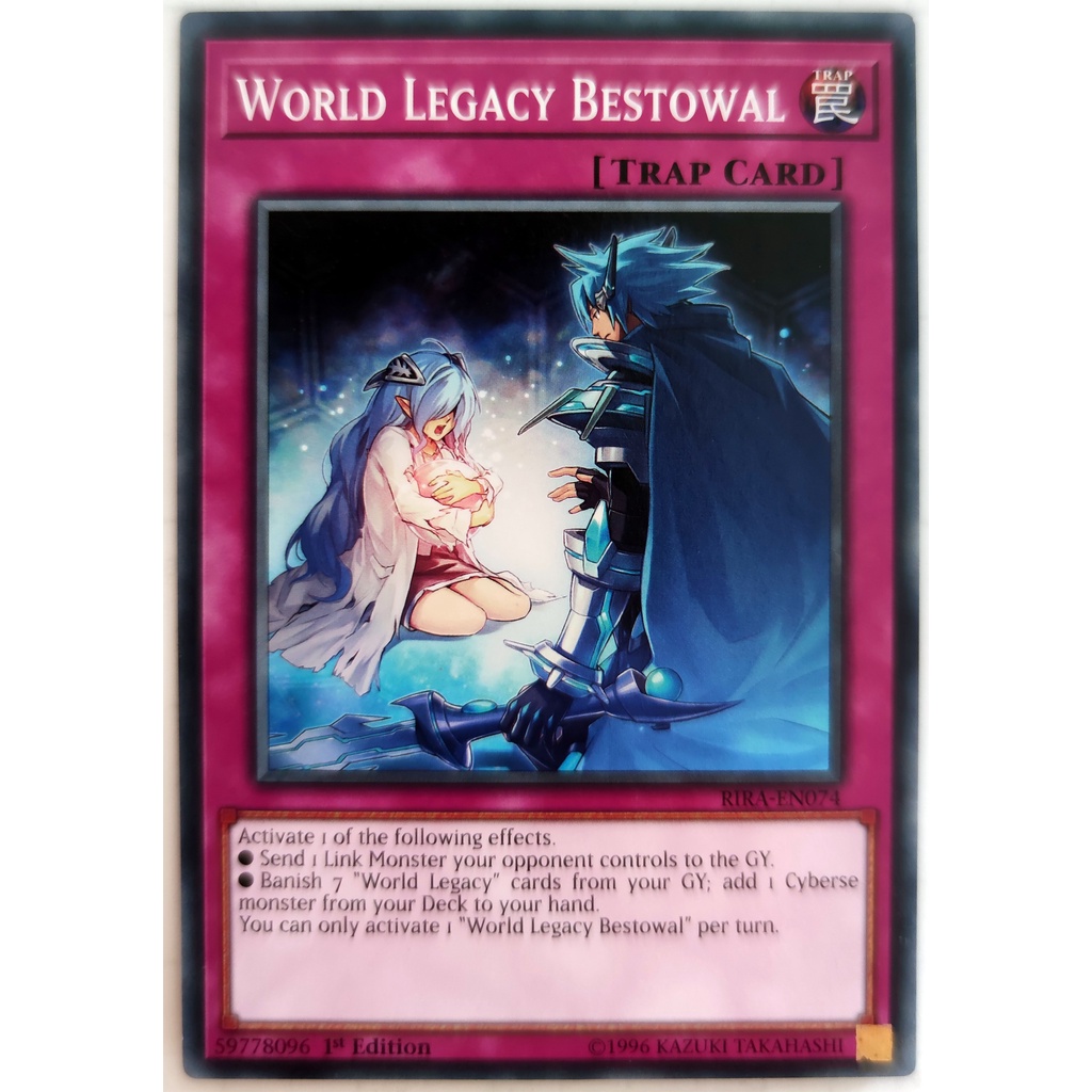 [Thẻ Yugioh] World Legacy Bestowal |EN| Common