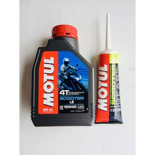 combo nhớt motul tay ga 10w40 800ml
