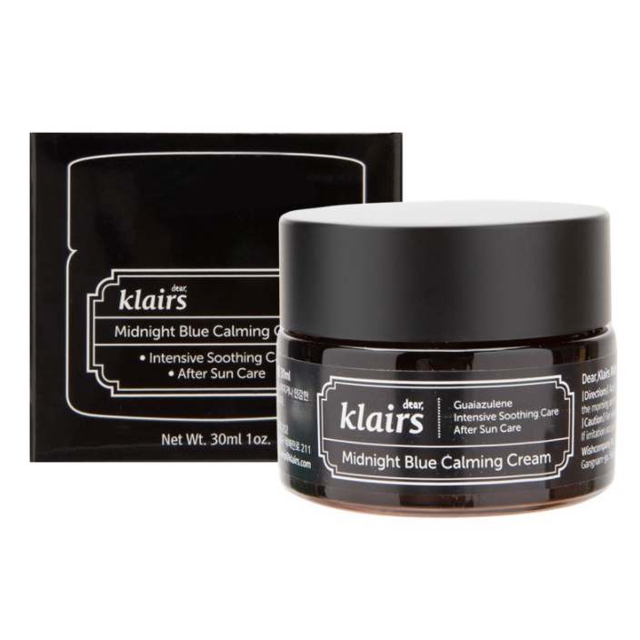 Kem Dưỡng Ẩm Klairs Midnight Blue Calming Cream Làm Dịu Và Phụ.c Hồ.i Da 30ml