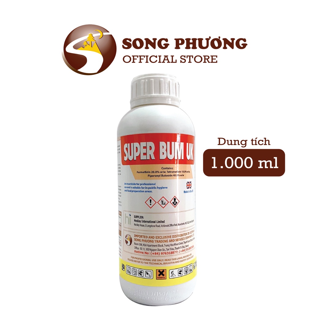 Thuốc Diệt Côn Trùng Super Bum 1000 ml