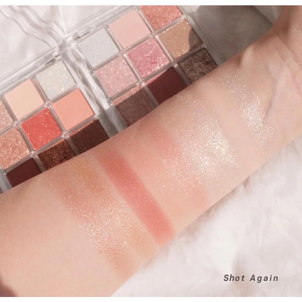 Màu Mắt 9 Ô 3ce Multi Eye Color Palette Trong Suốt - Vỏ Trắng-