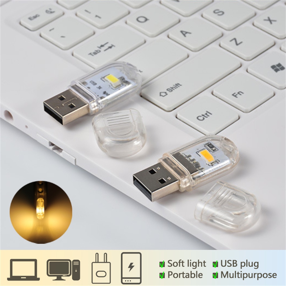 Đèn Bàn LED   Bị Gia Dụng Đèn đọc Sách LED 2 đèn LED Đèn đọc Sách 5V/1A Ánh Sáng Trắng 7000K Đèn Ngủ Cắm Trại Đèn đọc Sách Mini Di động