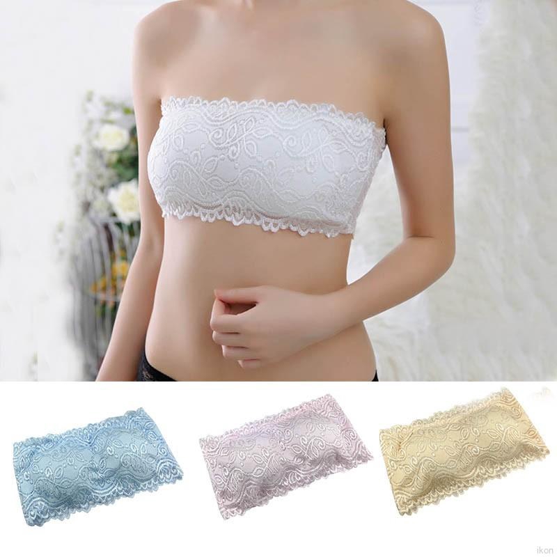 Áo ngực kiểu ống phối ren xinh xắn thời trang nữ gợi cảm