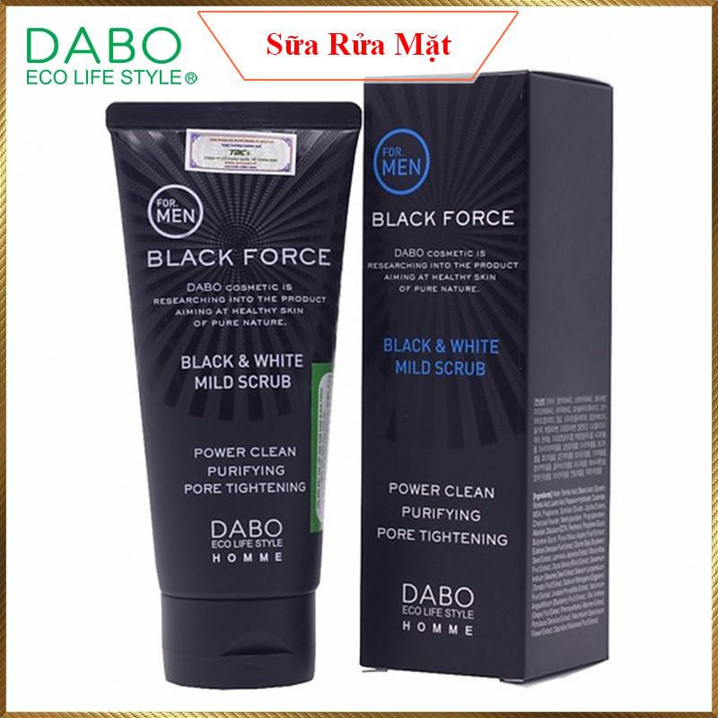 Sữa rửa mặt cho nam DABO Hàn Quốc Black Force DBF99