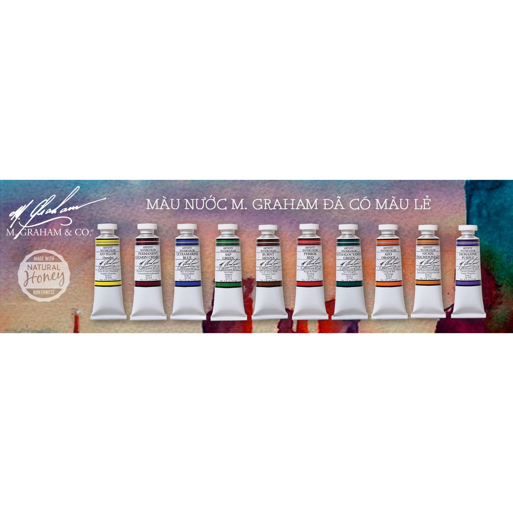 MÀU NƯỚC M.GRAHAM 15ml