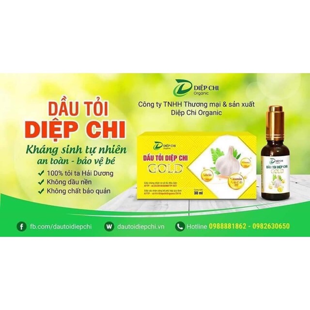 Dầu tỏi Diệp Chi Gold