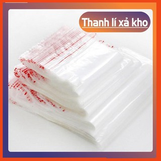 túi zip, túi zipper XẢ KHO CẮT LỖ loại dày đồng giá 1k /1túi cho mọi size