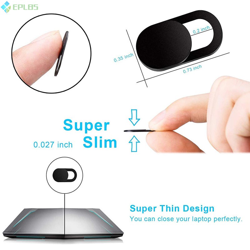 Set 3 / 6 Nắp Trượt Bảo Vệ Webcam Siêu Mỏng Cho Máy Tính / Điện Thoại / Máy Tính Bảng | BigBuy360 - bigbuy360.vn