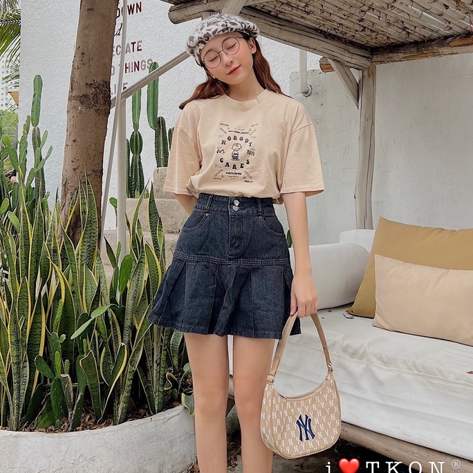 Áo thun Oversize nữ in chữ Nobody Care 100% cotton mềm mịn áo phông tay ngắn hàng Quảng Châu cao cấp