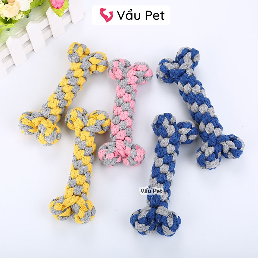 Xương gặm cho chó tết thừng - Xương đồ chơi cho chó Vẩu Pet Shop