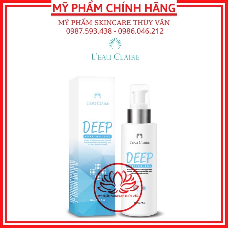 Tẩy Da Chết Sạch Sâu Hàn Quốc Chính Hãng LEAU CLAIRE 80ml