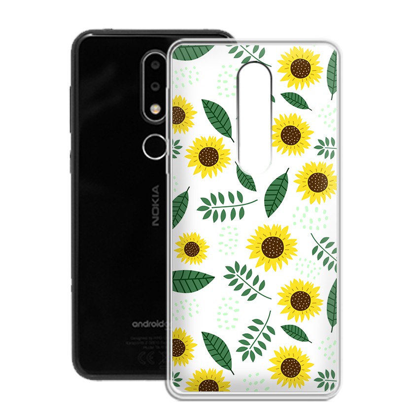 [FREESHIP ĐƠN 50K] Ốp lưng Nokia 6.1 plus/X6 in hình hoa cỏ mùa hè độc đáo - 01171 Silicone Dẻo