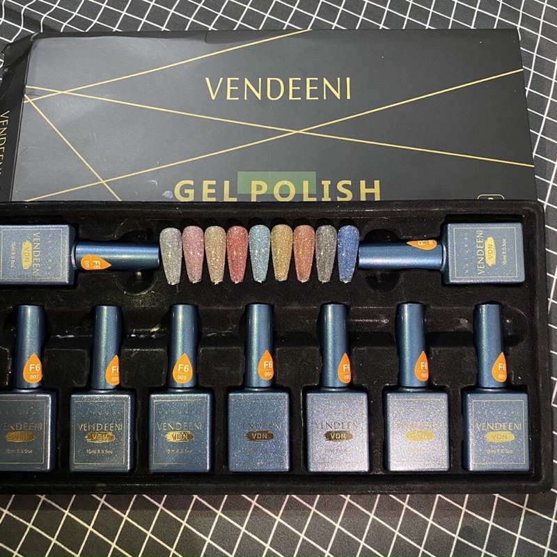 Sét sơn gel very good nail 68 màu   tặng base top và 2 bảng màu công ty